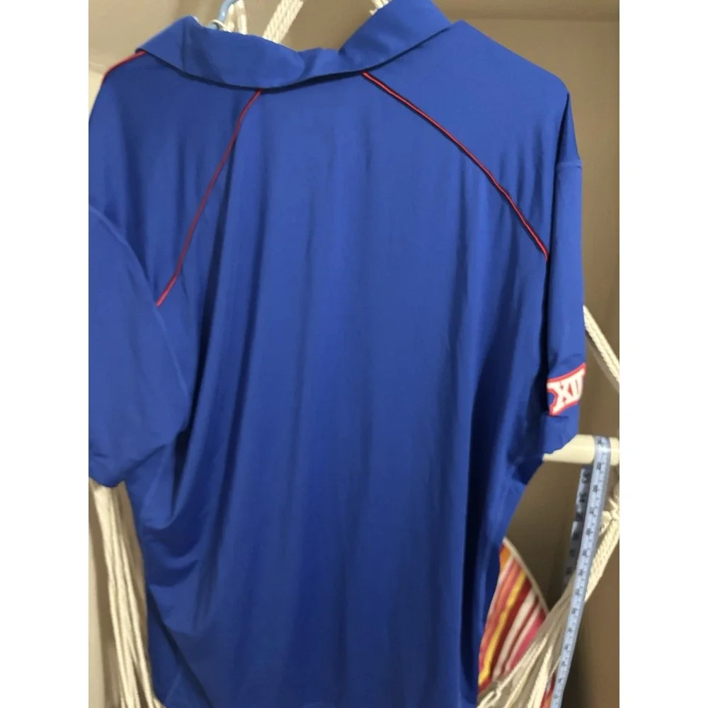 adidas NCAA Royal Kansas Jayhawks Under the Lights New W/tags AEROREADY‎ Polo XL